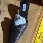 Loft Brown Leather Minimalist Slip-Ons herls Photo 1