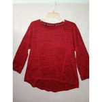 Marc New York  womens large red and black‎ pullover sweatshirt Photo 2