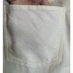 Talbots  Womens Size 16 Slim Ankle Pants Off White Corduroy Sparkly Pockets Photo 4