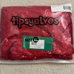 Tipsy Elves  Sequin High Waisted Leggings - Red - XL Photo 2
