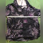 basic editions  Women’s Long Sleeve Hoodie Sweater Size L Photo 2