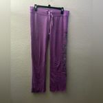 Victoria's Secret  2011 Supermodel Angel Straight Leg Purple Sweat Pant S Photo 1
