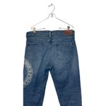 Ralph Lauren Lauren Womens Jeans Relaxed Tapered Denim Patches & LRL Logo Blue 8 Photo 7