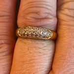 Cute Austrian crystal 18k gold plated ring Photo 7