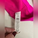 Alo Yoga  Vibrant Pink One-Shoulder Sports Bra Size XS Photo 5