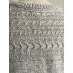 FatFace Cable Knit Sweater Dress Gray Wool Blend Cozy Lodge Size 6 Photo 7