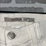 Hudson Jeans HUDSON Nico White Mid-Rise Maternity Bootcut Raw Hem Jean Women’s Size 25 Photo 6