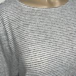 MATTY M Cute Rouched Light Cozy Sweatshirt Sz L Gray Size L Photo 3