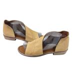 Free People * Mont Blanc Sandal Womens Size 41 Tan Leather D'Orsay Slip On Shoe Photo 10