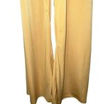 Polly & Esther Strapless Draped Top Mustard Wide Leg Jumpsuit NWOT Size XL Photo 3