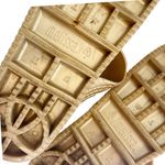 Melissa x Baja East Cosmic Python Embossed Slide Sandals PVC Gold Brown Size 9 Photo 9