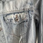 Mudd Denim Jacket Medium Light Wash Distressed Ripped Jean Jacket Casual Photo 5
