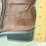 Ralph Lauren  Wide Calf Brown Leather Knee High Boots Zipper Women’s Size 8.5 B Photo 7