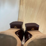 Tory Burch  Gigi Patent Pumps Size 7M Leather Mid-Heel Block Ballerinas Photo 2