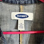 Old Navy Vintage Y2k  Denim Blazer Jacket‎ with Cuffs Large Buttons Size M Photo 4