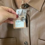 Blu Pepper Leather Coat Photo 1