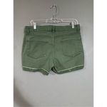 Time And Tru  Relaxed Olive Green Twill Shorts With Cuff Detail Size 6 Photo 3