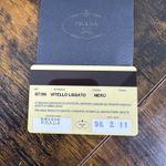 Prada  Milano Vitello Lissato Black Leather Top Handle Bag Authentic Designer Photo 7