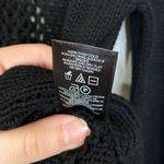 Robert Rodriguez  Silk Cage Knit Sweater Fisherman Net Pullover Size Small Black Photo 7