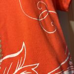 Rebecca Malone Coral Embellished Short Sleeve Blouse 2X Photo 5