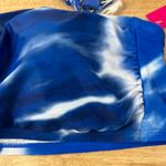 Xhilaration Juniors' Plus Size Blue Tie-Dye Bandeau Bikini Top - Size 14W - NWT Photo 3