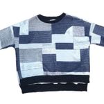 ZARA ✨ Trafaluc Blue Square Ribbed Sweatshirt ✨ Photo 1