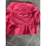 Talbots Talbot light weight jacket detailed stitching pleated in the back button closure Photo 1