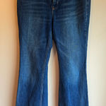 Old Navy Dark Blue Flare Jeans Extra High Rise Size 10P Photo 0