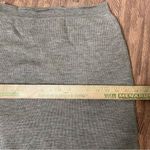 Salvatore Ferragamo Vintage  knit 100% wool pencil skirt beige size‎ small Italy Photo 4