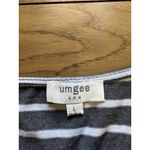 Umgee Size Large Dress Long Sleeve Cotton Blend Lightweight Striped College City Photo 2