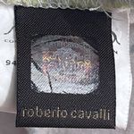 Roberto Cavalli Dress Size M Mini Y2K Boho Floral Butterfly Lemon Persimmon Photo 9