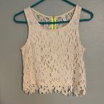 Xhilaration Creme Lace Tank Small Photo 0