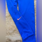 Nike Pro Women’s Sz M Royal Blue Dri Fit Core Compression Leggings Photo 8