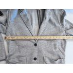 Faherty Inlet Knit Blazer Woman's Large Heather Gray Sport Coat 2 Button Cotton Photo 5