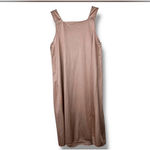 Vintage 80s Lorraine Women’s Small Brown Lace Nylon Nightgown Dress Sleepwear Photo 2