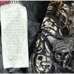 Sno Skins Womens Tunic Top Black Brown Multi Velvet Burnout Whimsigoth Glam Sz L Size L Photo 5