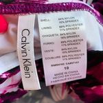 Calvin Klein Women's Side-Pleated Halter One-Piece Photo 2