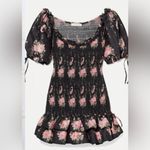 Love Shack Fancy Violet Dress in Black Coffee Photo 11