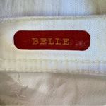 White Flared Bootcut Embroidered Belle Jeans with Rhinestones by Jeanstar 10M Size 10 Photo 6