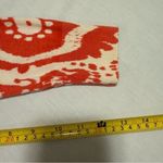 J Crew Factory Coral/White Button Down 3/4 Sleeve Sweater‎ Cardigan Sz S Women # Orange Photo 9