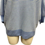 Lane Bryant Blue & White Striped V-Neck Sweater Plus Size 18/20 Photo 2