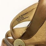 I Love Comfort Bronze Metallic Sandals Brown Size 9 Photo 3