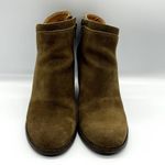 Lucky Brand  Ankle Bootie Suede Yimina Green Size 8.5 Photo 2