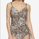 Calvin Klein NWT  Snakeprint Tankini Swim Tank Top Size XS Photo 1