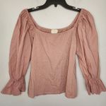 Nation Ltd Frida Renaissance pink blouse Photo 2