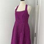Nanette Lepore  Size 6 Purple Halter A-Line Sun Dress with Pockets Photo 12