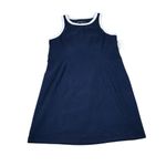 Beyond Yoga Spacedye Outlines Dress Navy Blue White Size XL Athletic Shelf Bra Photo 1