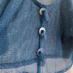 Noelle Womens OS Open‎ Knit Mermaidcore Fishnet Coastal Laggenlook Lagom Blue Size undefined Photo 3