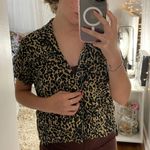 Volcom Leopard Print Button Up Shirt Photo 1