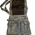 Rare Vintage Lockheart Leather Flap Closure Organizer Messenger Crossbody Bag Photo 10